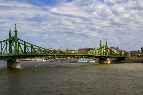 Вид Город Будапешт Венгрия — стоковое фото