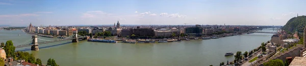 Вид Будапешт Панорама Место Путешествий Заднем Плане — стоковое фото