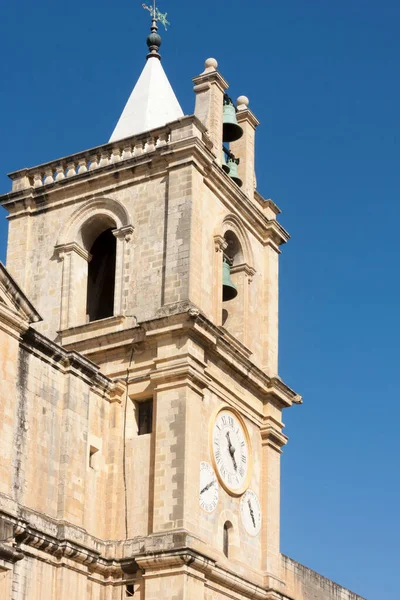 Valletta Malta May 2009 John Cathedral Background Rabat Squarel City — Stock Photo, Image