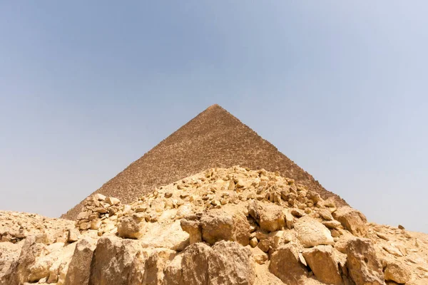 Les Grandes Pyramides Géza Egypte — Photo