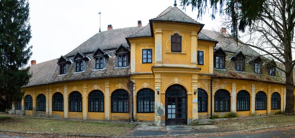 Adand Hungría Ruina Csapody Casa Caza Entorno Invierno — Foto de Stock