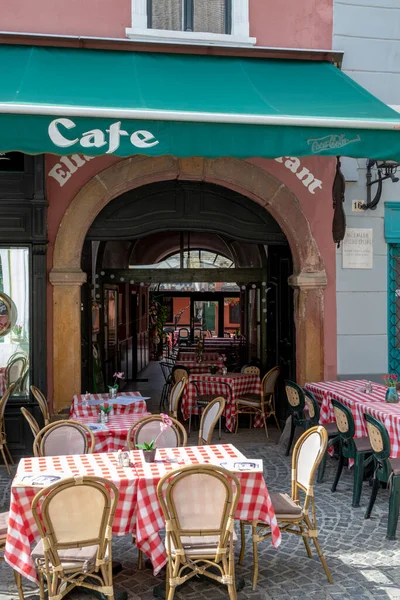 Sopron Hungria Junho 2019 Cidade Velha História Cidade Sopron Como — Fotografia de Stock