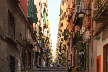 Avrupa 'daki şehir sokak manzarası 