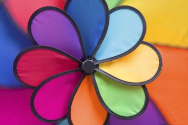 Kopya alanı olan renkli gökkuşağı arkaplanı