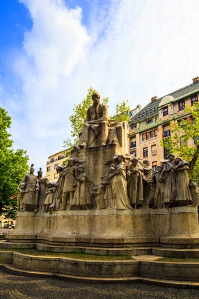 Famoso Centro Cidade Square Budapeste Hungria — Fotografia de Stock