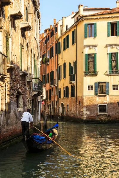 Venedig Italien September 2017 Blick Auf Den Großen Kanal Der — Stockfoto