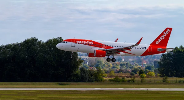 Budapest Ungern Sep 2019 Ezwh Airbus 319 Easyjet Budapest Liszt — Stockfoto