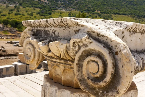 Αρχαία Ερείπια Της Πόλης Της Εφέσου Τουρκία — Φωτογραφία Αρχείου
