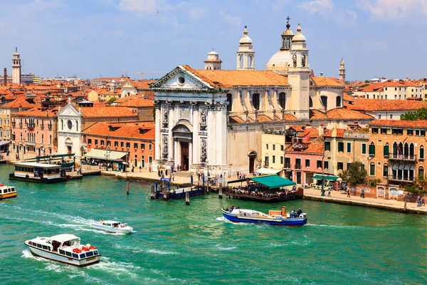 Venice Itália Circa Setembro 2017 Vista Grande Canal Centro Cidade — Fotografia de Stock