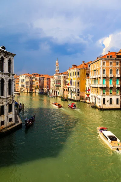 Venedig Italien September 2016 Der Große Kanal Zentrum Der Stadt — Stockfoto