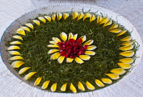 Circle Made Flower Petals — Stock Photo, Image
