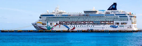 Costa Maya Mexico Jan 2016 Norwegian Zakotveno Costa Maya Mexiko — Stock fotografie