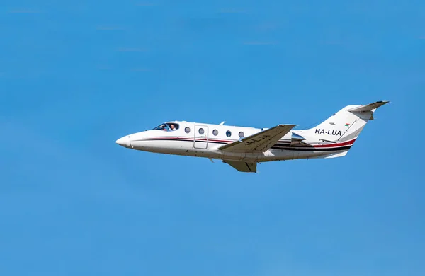 Airplane Flying Sky — Stock Photo, Image