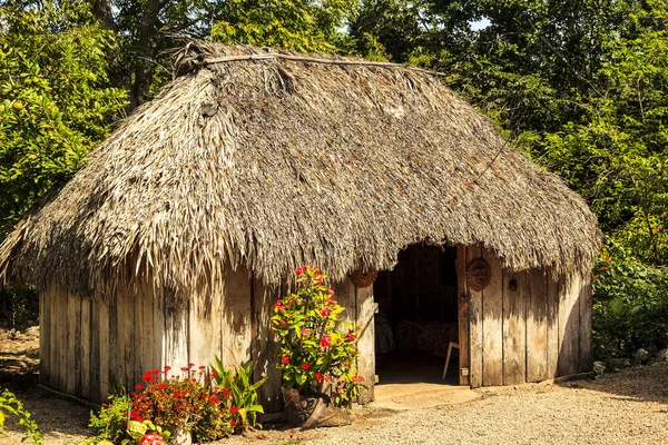 Costa Maya México Enero 2016 Casa Maya Yucatán Tradicional Funcional — Foto de Stock