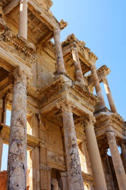 Türkiye 'nin Efes kentinin antik kalıntıları