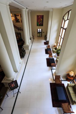 interior view of beautiful hotel hall