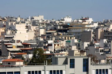 Barselona şehrinin manzarası