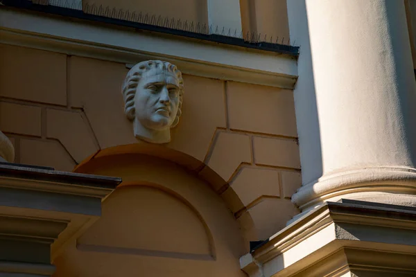 Debrecen Hungary Sept 2020 University Debrecen Decorated Faade Classical Architecture — Stock Photo, Image