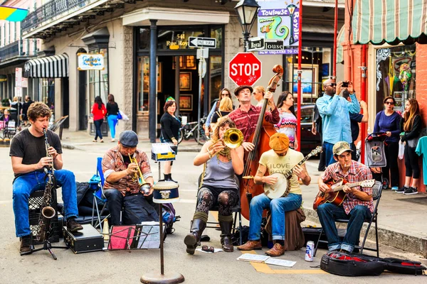 New Orleans Sokakları Amerika Birleşik Devletleri — Stok fotoğraf