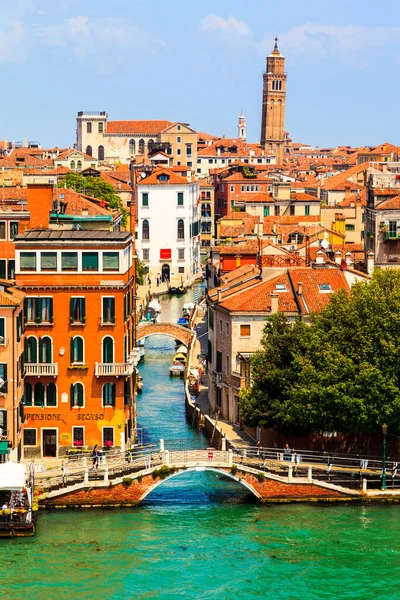 Venice Itália Circa Setembro 2019 Cidade Grande Canal Centro Velho — Fotografia de Stock