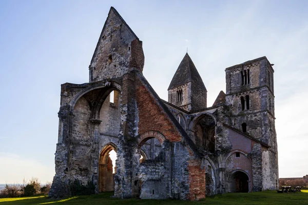 Zsambek Church Ruins Nachází Blízkosti Budapešti Maďarsko Stavba Začala Roce — Stock fotografie