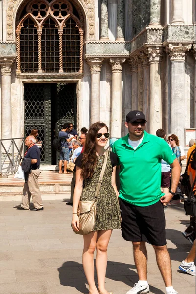 Venice Italy June 2018 Tourists Visiting Venice Italy — Stock Photo, Image