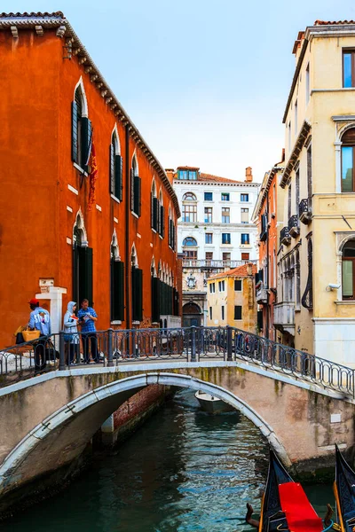 Venedig Italien August 2017 Blick Auf Den Großen Kanal Zentrum — Stockfoto