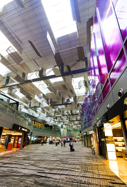 Singapur Mayo 2009 Interior Del Aeropuerto Changi Aeropuerto Changi Singapur —  Fotos de Stock