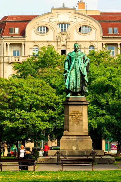 Statue Von Erzherzog Jzsef Ndor Pfalzgraf Von Ungarn Auf Dem — Stockfoto