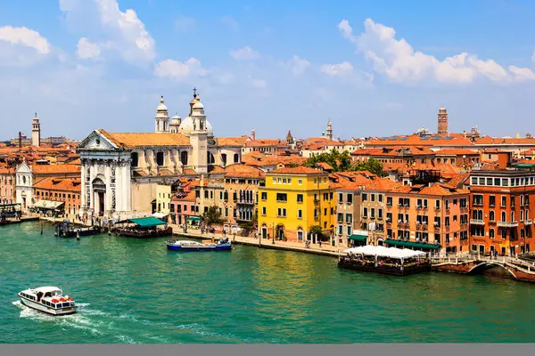 Venice Itália Circa Setembro 2017 Vista Grande Canal Centro Cidade — Fotografia de Stock