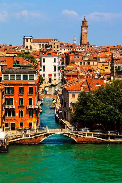 Venice Itália Circa Setembro 2019 Cidade Grande Canal Centro Velho — Fotografia de Stock