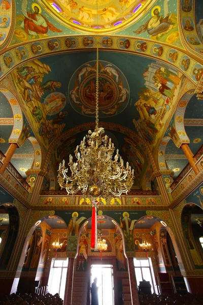 Интерьер Греческой Православной Церкви — стоковое фото