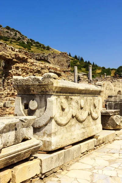Древние Руины Города Эфес Турция — стоковое фото