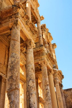 Türkiye 'nin Efes kentinin antik kalıntıları