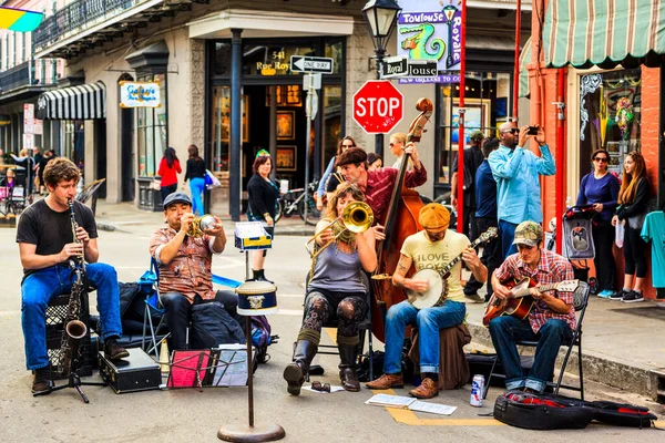 New Orleans Sokakları Amerika Birleşik Devletleri — Stok fotoğraf