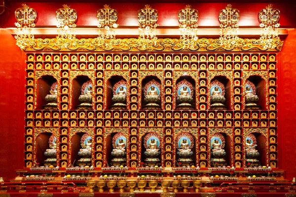 Singapore May 2009 Interior Buddha Tooth Relic Museum Interior Singapore — Stock Photo, Image