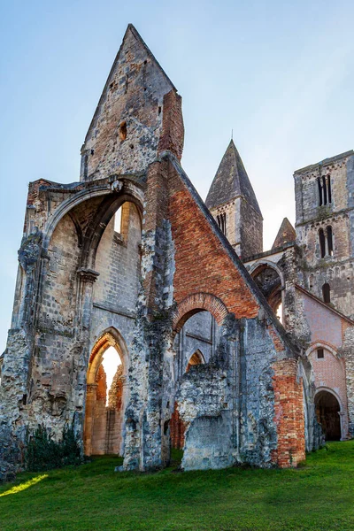 Ruinas Iglesia Zsambek Situado Cerca Budapest Hungría Construcción Comenzó 1220 —  Fotos de Stock