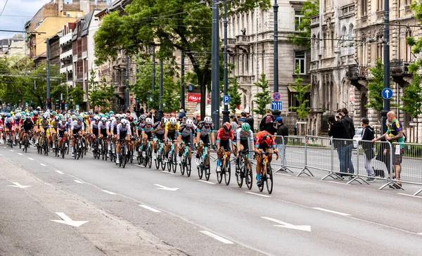 Wedstrijd Tour France 2019 Rechtenvrije Stockfoto's