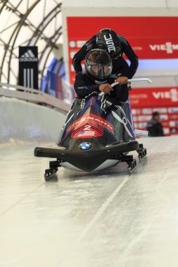 Calgary Kanada 2014 Dünya Kupası yarış kızağı
