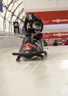 Calgary Kanada 2014 Dünya Kupası yarış kızağı