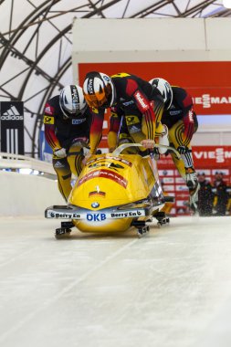 Calgary Kanada 2014 Dünya Kupası yarış kızağı