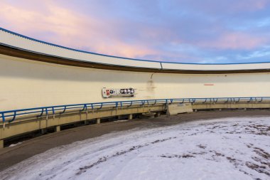 Calgary Kanada 2014 Dünya Kupası yarış kızağı