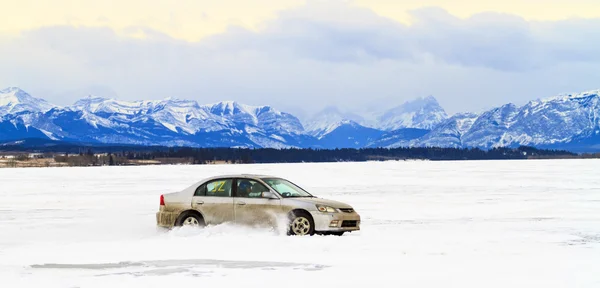 Carreras sobre hielo — Foto de Stock