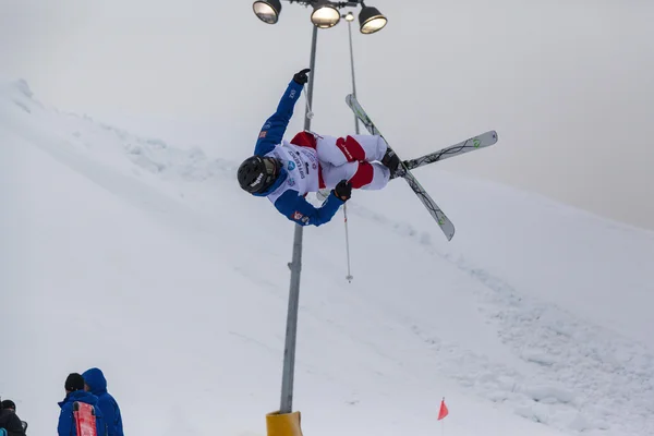 Fis 自由式滑雪世界杯-2015年卡尔加里 — 图库照片