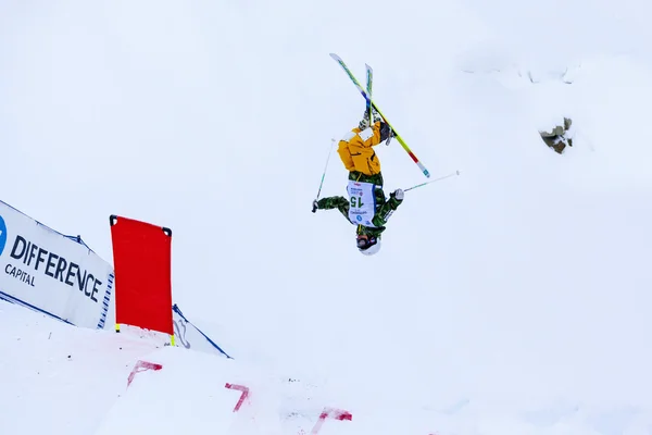 Fis 自由式滑雪世界杯-2015年卡尔加里 — 图库照片