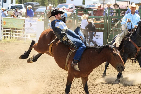 Cavaliers de rodéo Bronco — Photo