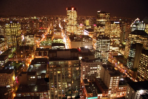 Gece Şehir Calgary. — Stok fotoğraf