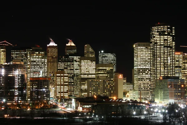 Calgary je světla — Stock fotografie