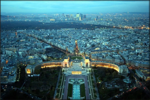 Vista nocturna a París —  Fotos de Stock