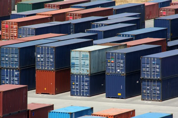 Terminal del puerto marítimo de mercancías — Foto de Stock